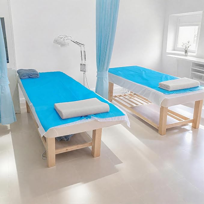 100 PCS Disposable Massage Table Sheets Spa Bed Covers 71"x31" -Non Woven - Image 2