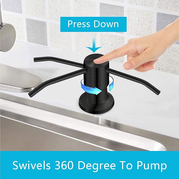 Soap Dispenser for Kitchen Sink, Kichen Sink Soap Dispenser, Under Sink Soap - Image 2