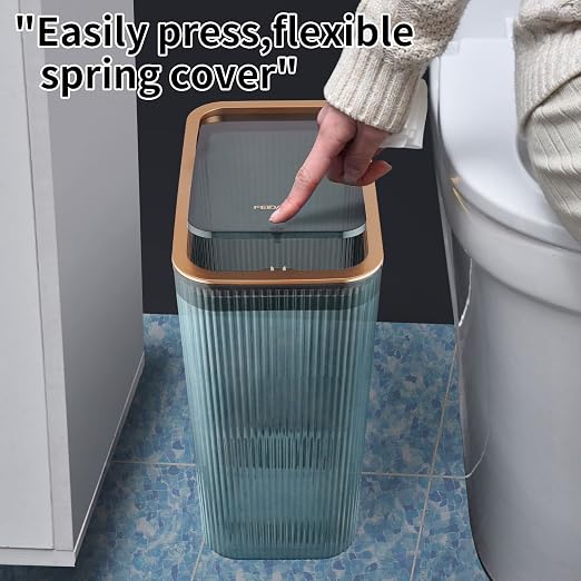 Transparent Trash Can, Bathroom Trash Cans - Image 3