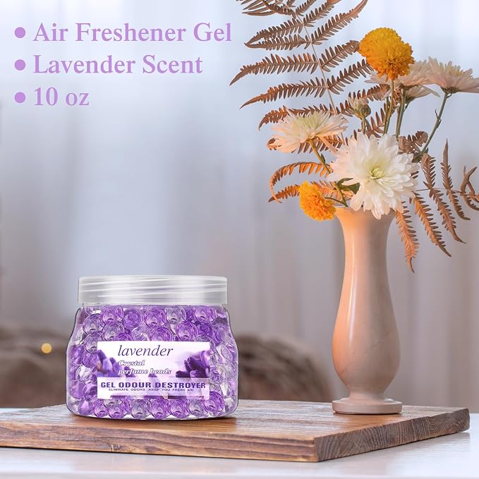 9 Pack Odor Eliminator Gel Beads Bulk 10 Ounces Air Freshener Gel Beads Odor - Image 6