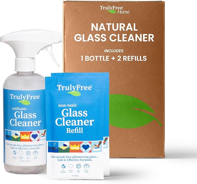 Truly Free Natural Glass Cleaner by TrulyFreeHome