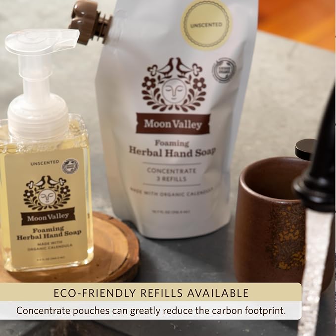 Moon Valley Herbal Foaming Hand Soap, Lemon Rosemary, Mint Lavender, Grapefruit - Image 5