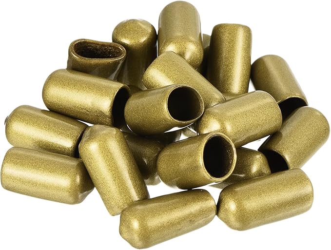 uxcell 20pcs Rubber End Caps 3/8" ID Vinyl Round Tube Bolt Cap Cover Thread - Image 4