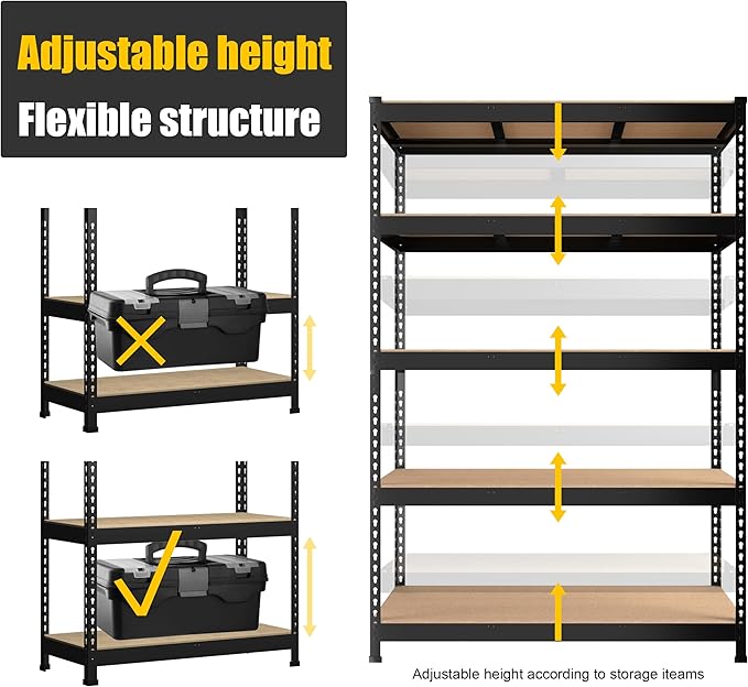 PrimeZone 8 Pack Heavy Duty Storage Shelves - Image 6