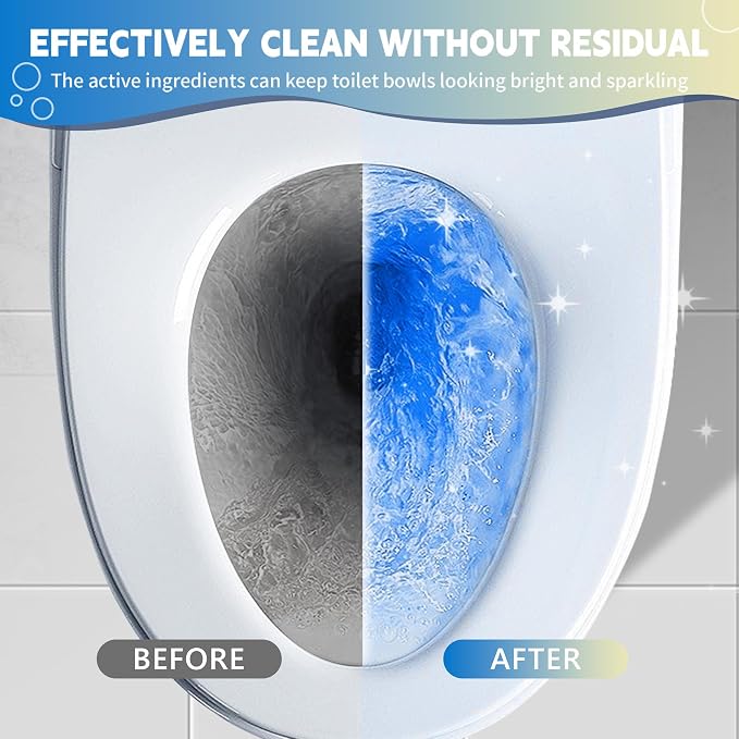 Toilet Bowl Cleaner Tablets, Automatic Toilet Bowl Cleaners, Long-Lasting - Image 2
