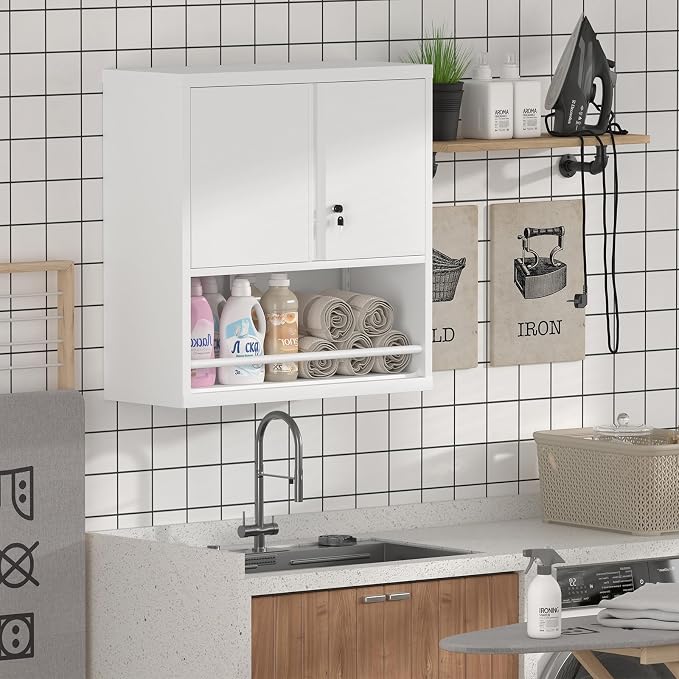 Metal Wall Storage Cabinet, Steel Storage Cabinets - Image 8