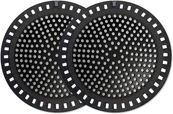 2PCS Shower Hair Drain Catcher/Strainer/Cover/Filter/Trap, Hair Stopper Floor by Seatery