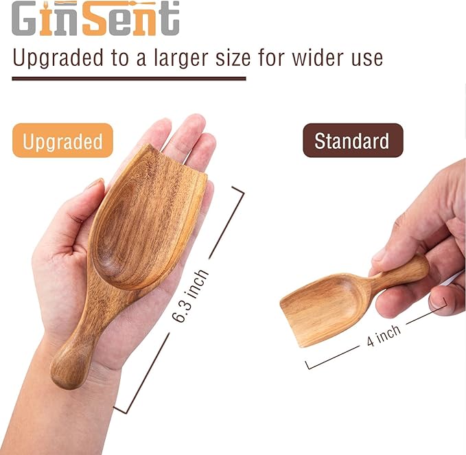 Wooden Coffee Scoop, Wooden Scoops - Image 2