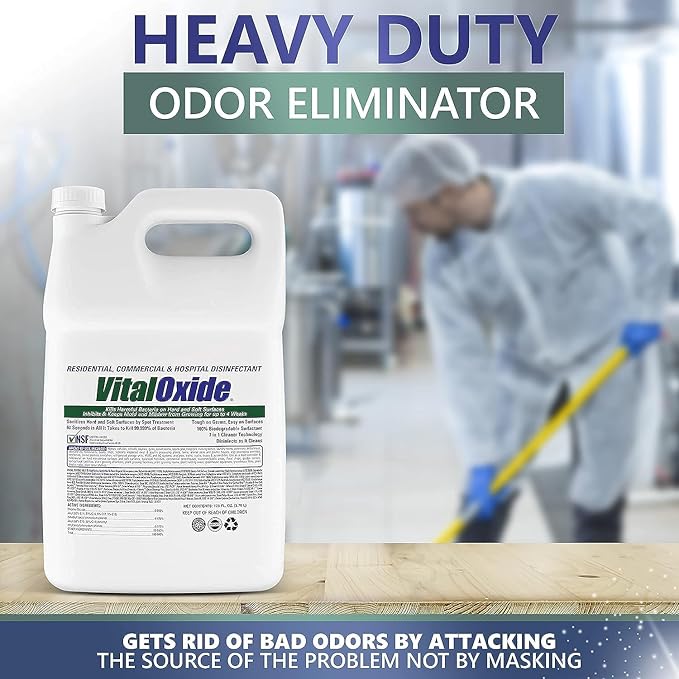 Vital Oxide Disinfectant, Deodorizer, Food-Contact Sanitizer, Virucide – – - Image 6
