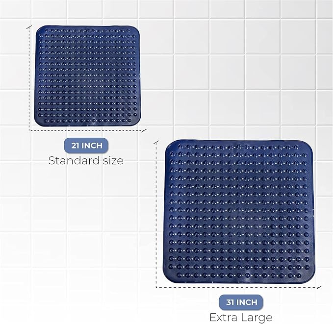 ENKOSI Extra Large Square Non Slip Shower Mat - Image 8