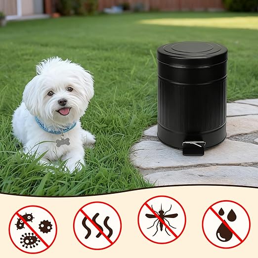 5L/1.3 Gal Dog Poop Trash Can - Image 5