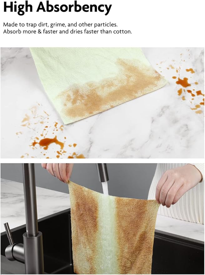 Fantasticlean Microfiber Cleaning Cloth Roll -75 Pack, Tear Away Microfiber - Image 3