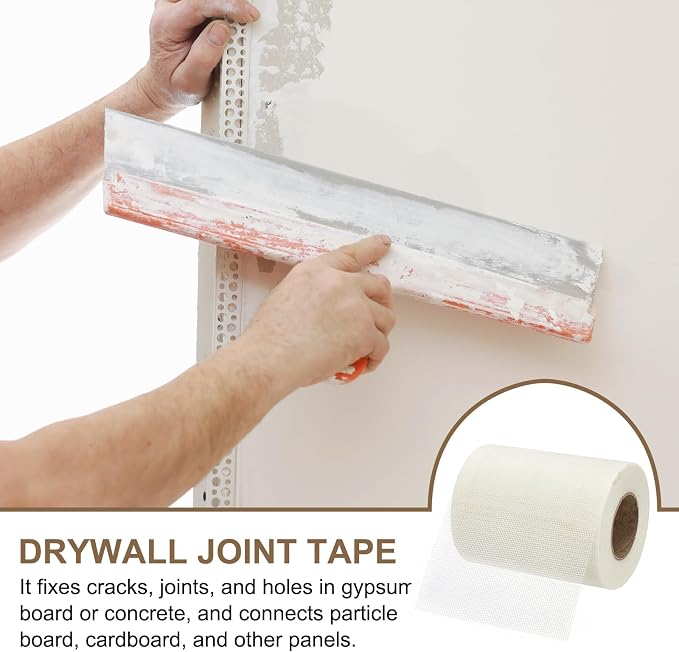 PATIKIL Drywall Repair Mesh Tape, 8 inch x 164 ft Fiberglass Repair Patch - Image 7