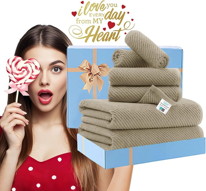 VOOVA & MOVAS Tan Bath Towels - Image 6