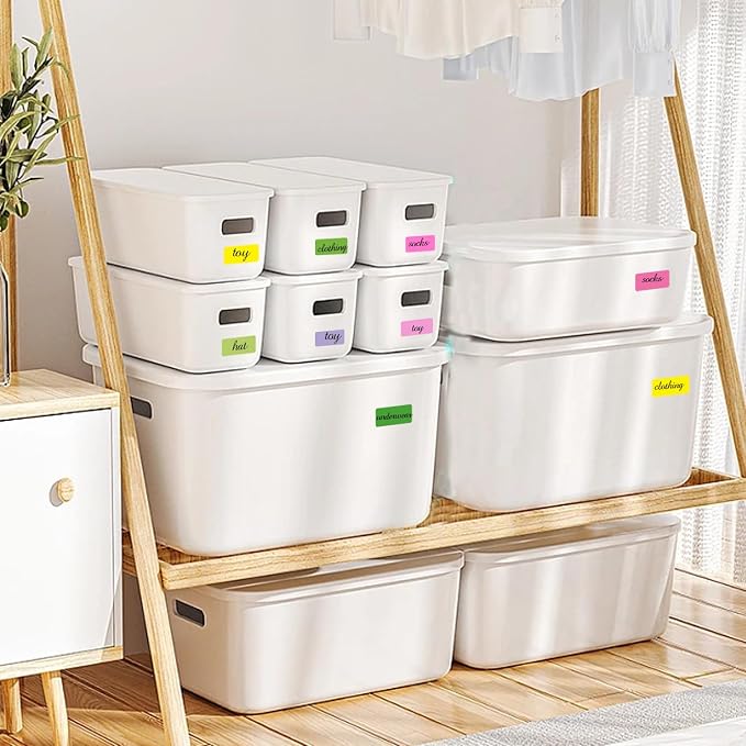 STARLIBOO Removable Freezer Labels, 1x2 Inch Color Coding Removable Labels Easy - Image 6