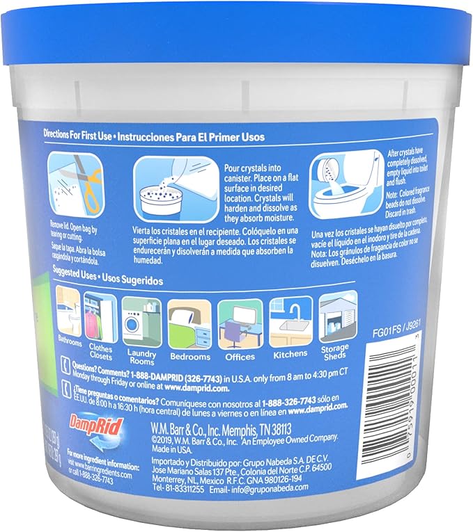 DampRid Fresh Scent Refillable Moisture Absorber - Image 3