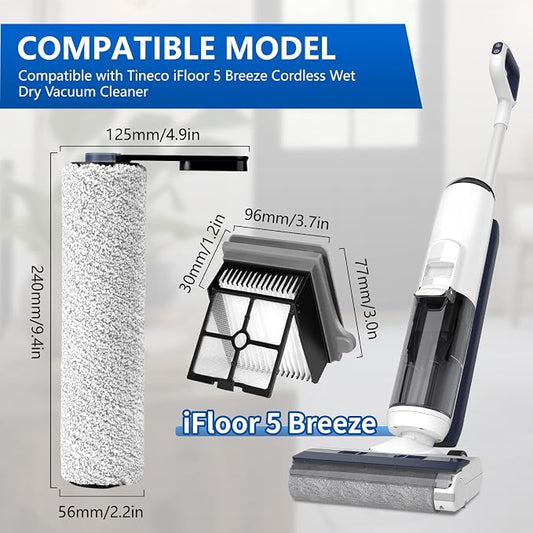 Roller Brush and Filters Replacement Compatible - Image 2