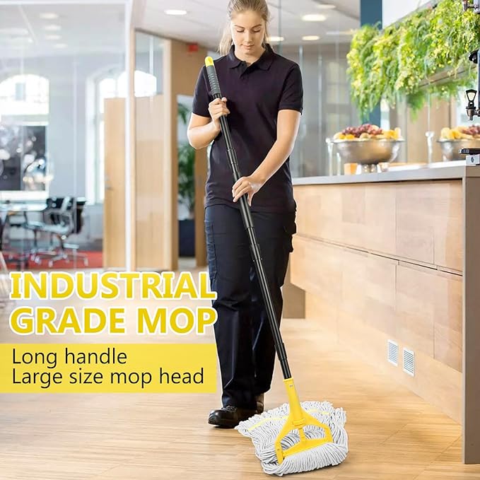 Beyoco Heavy Duty Commercial Mop Industrial Cotton Mop - Image 2
