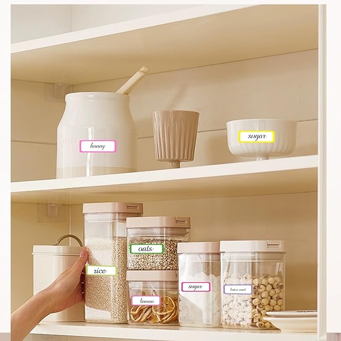 STARLIBOO Removable Labels, Removable Colored Labels Stickers, 1x3 Inch - Image 6