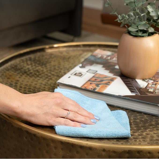 S&T INC. 50 Pack Microfiber Cleaning Cloth, Bulk Towels - Image 9