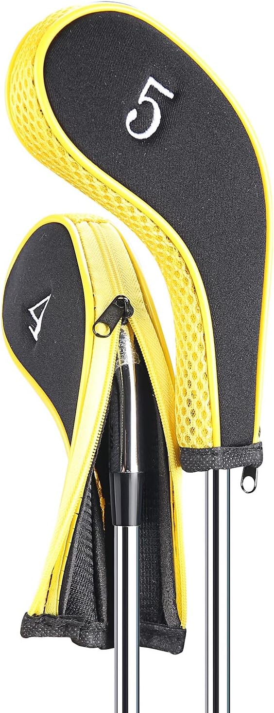 Sword &Shield sports Neoprene Zipper Golf Club Iron Head Covers Iron Covers - Image 3