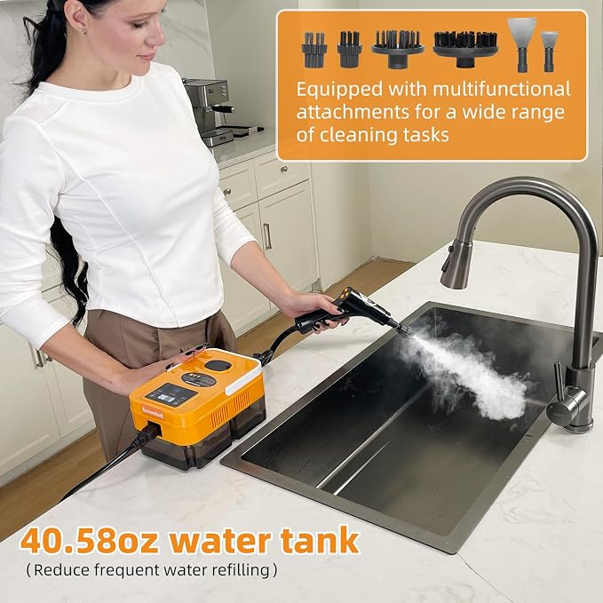 Pressurized Handheld Steam Cleaner, High Pressure Steam Cleaner - Image 4