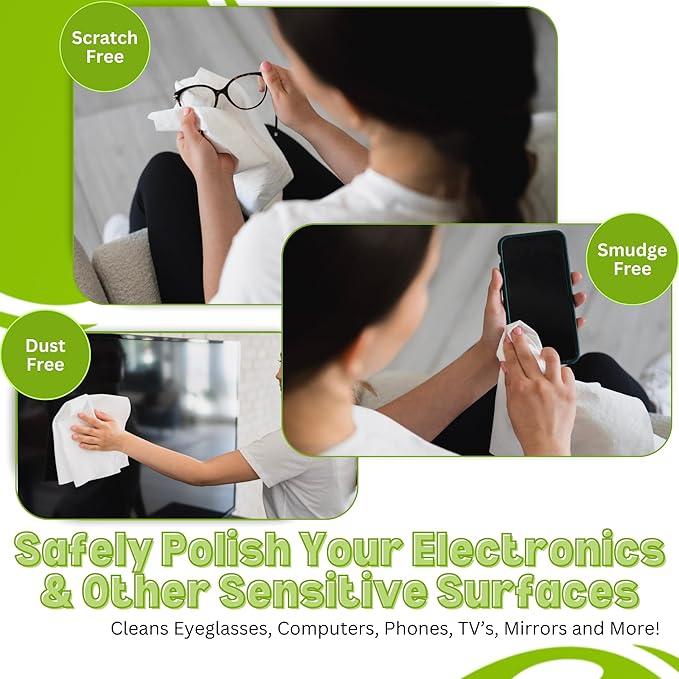 4-Pack Reusable Cleaning Cloths - Image 2