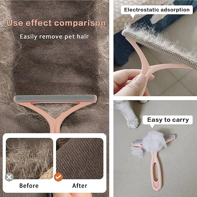 Pet Hair Remover, Pet Hair Removal Tool, Cleaner Pro Pet Hair, Fabric Shaver - Image 4