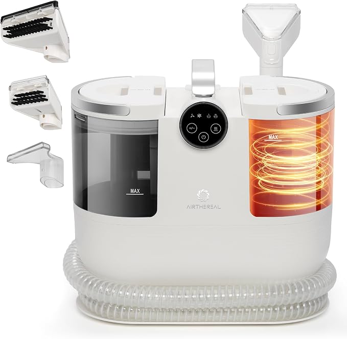 Airthereal Portable Upholstery Spot Cleaner, Instant Heating Carpet Cleaner by Airthereal