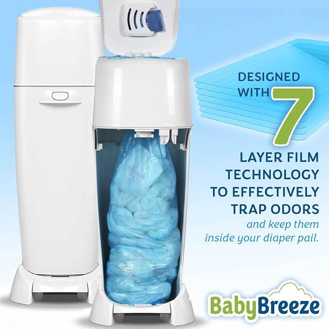 BabyBreeze Diaper Pail Refill Bags Compatible - Image 6