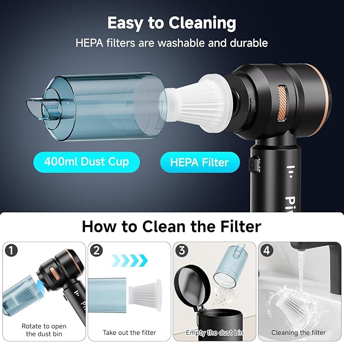 Handheld Vacuum Cordless, Car Vacuum Cleaner - Image 5