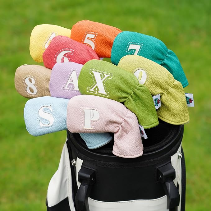Big Crazy Golf Iron Covers, Long Neck and Elastic Closure - Image 2