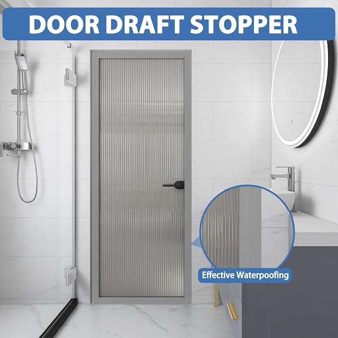 Weather Stripping Door Draft Stopper Flexible Self Adhesive Silicone Door Seal - Image 5