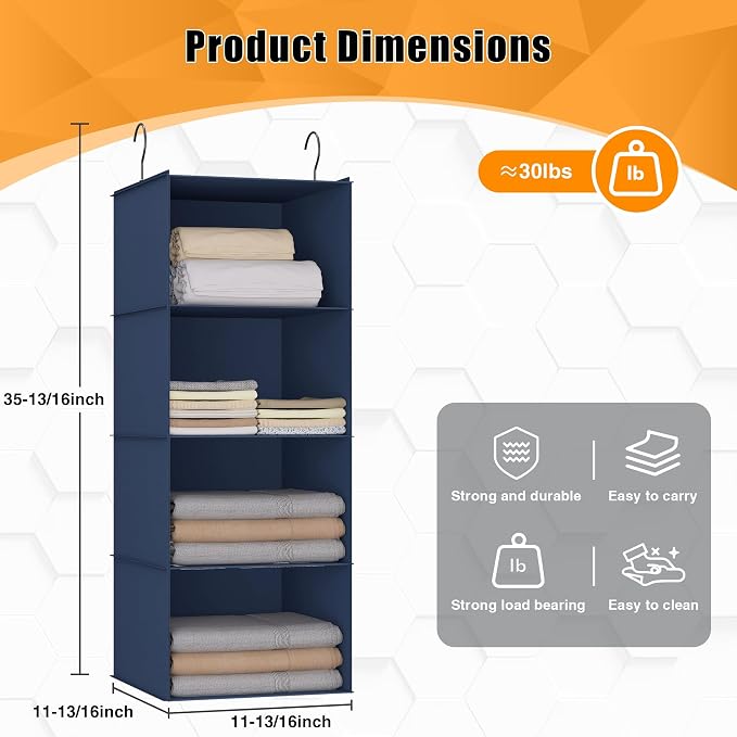 Hanging Closet Organizer - Image 3