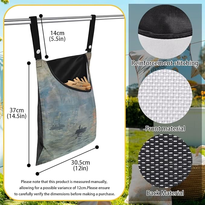 Heavy Duty Outdoor Clothespin Bag - Image 6
