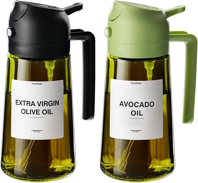 TrendPlain - Original 16oz/470ml Olive Oil Dispenser Bottle by TrendPlain