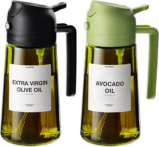 TrendPlain - Original 16oz/470ml Olive Oil Dispenser Bottle by TrendPlain