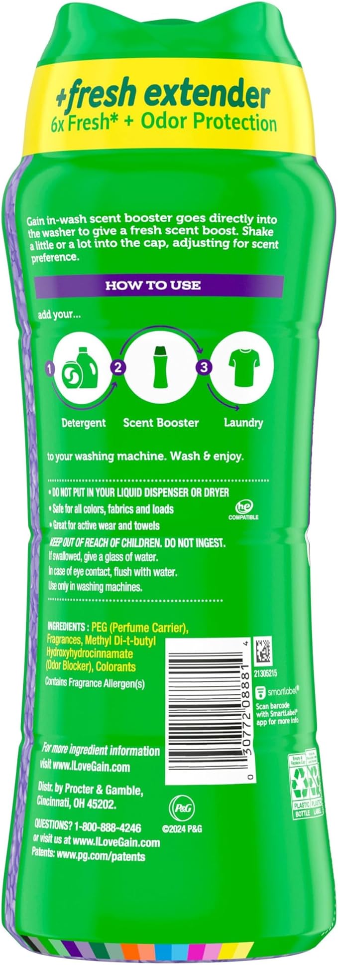 Gain Fireworks In-Wash Scent Booster Beads, Moonlight Breeze, 18.2 oz - Image 10