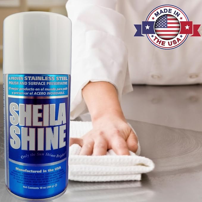 Sheila Shine 2 x 10 Oz. Stainless Steel Cleaner and Polish Aerosol Spray - Image 3