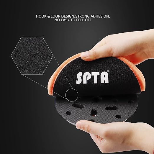 SPTA Orange Light Cut Pad, Buffing Polishing Pads, Polishing and Waxing - Image 3