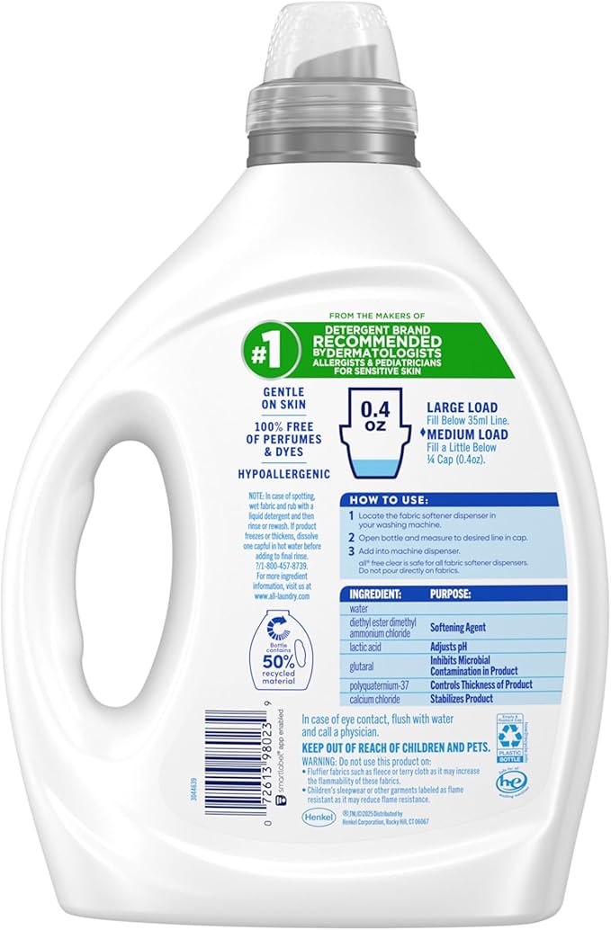 all free clear, Liquid Fabric Softener - Image 2