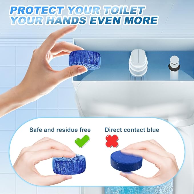 KIISIISO Toilet Bowl Cleaner Tablets, Septic-Safe Hard Water Ring Stain Remover - Image 4