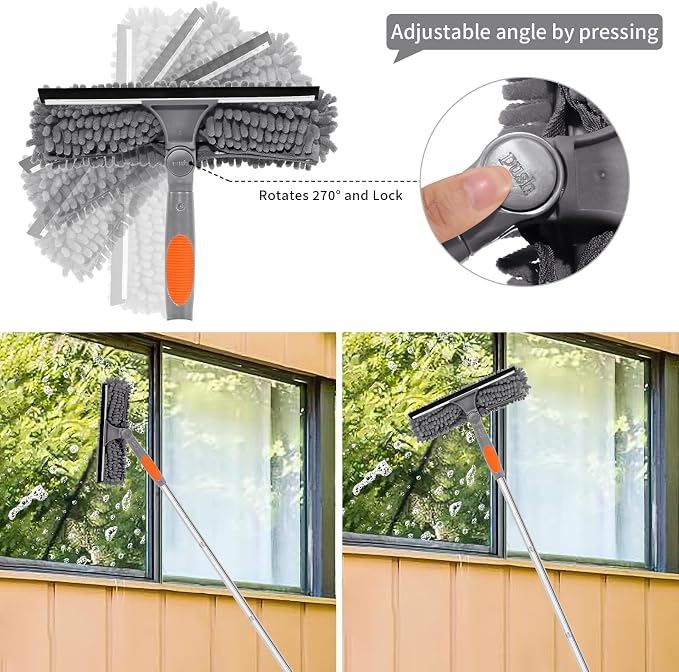 Professional 72'' Window Squeegee Cleaning Washing Tool/Kit - Image 2