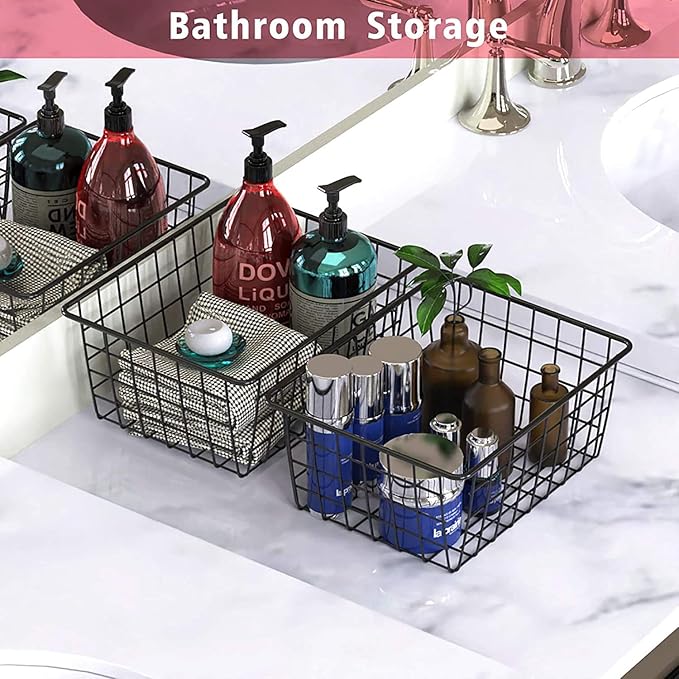 Metal Wire Basket Food Storage Organizer - Image 3