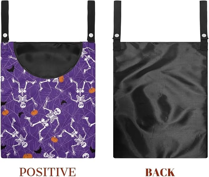 Gothic Skull Summer Clothes Pin Bag Clothespin Bags Holder Clothespin Holder - Image 7