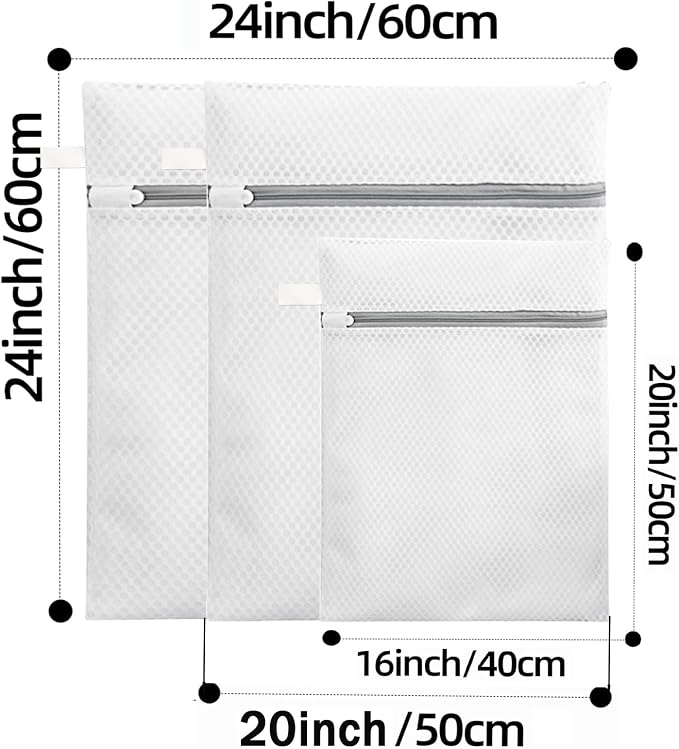 Mesh Laundry Bags, Mesh Wash Bags Durable Mesh Structure - Image 2