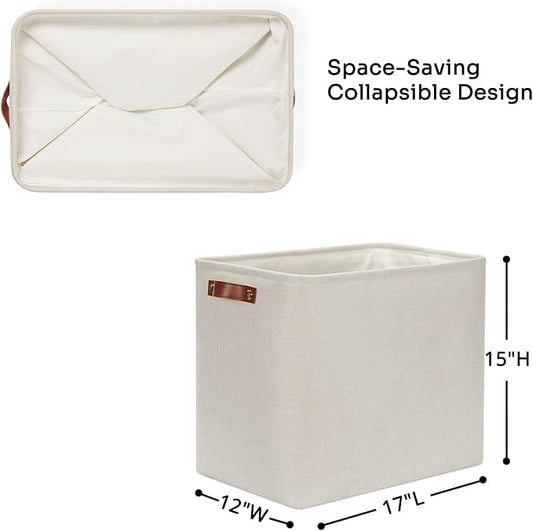 DULLEMELO Extra Large Storage Baskets, Fabric Storage Bins - Image 2