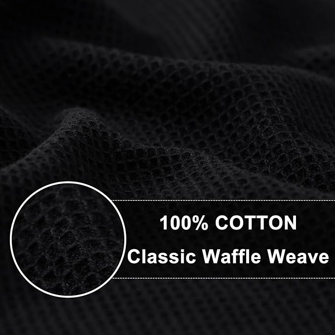Homaxy 100% Cotton Waffle Weave Kitchen Towels - Image 2