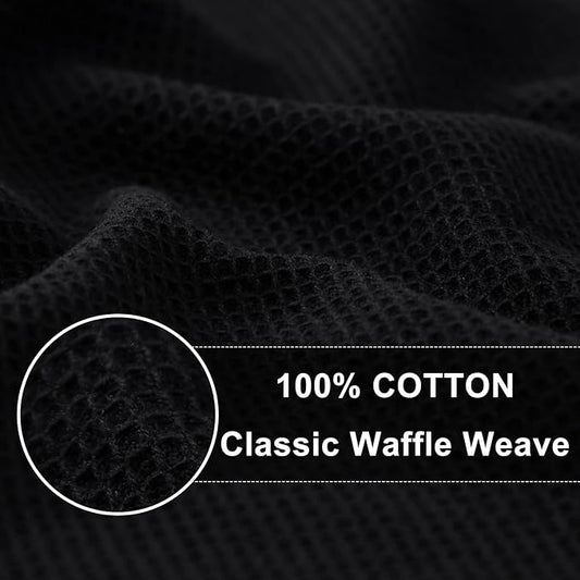 Homaxy 100% Cotton Waffle Weave Kitchen Towels - Image 2
