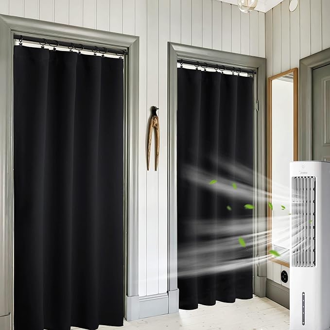 RYB HOME Blackout Curtains for Living Room, Large Window Shades for Bay Window - Image 5
